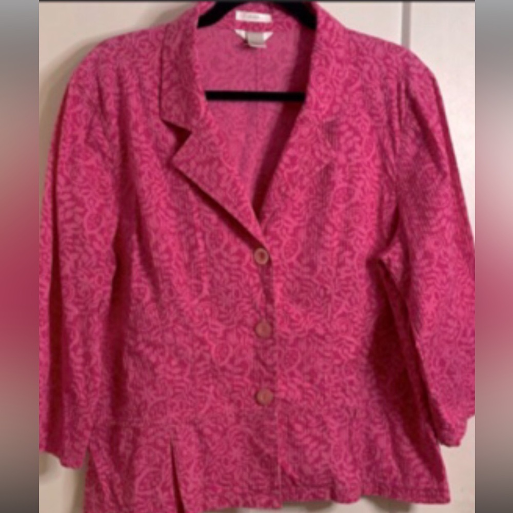 Lightweight Pink Stretch Blazer